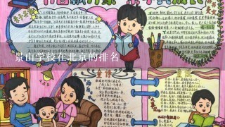 景山学校在北京的排名